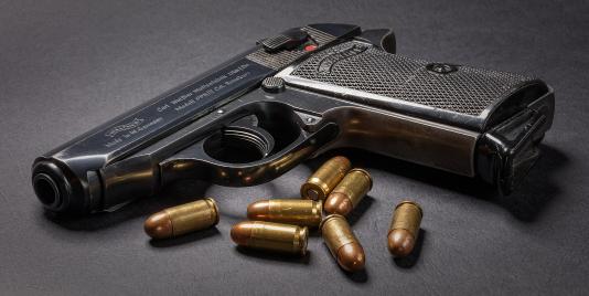Gun and bullets