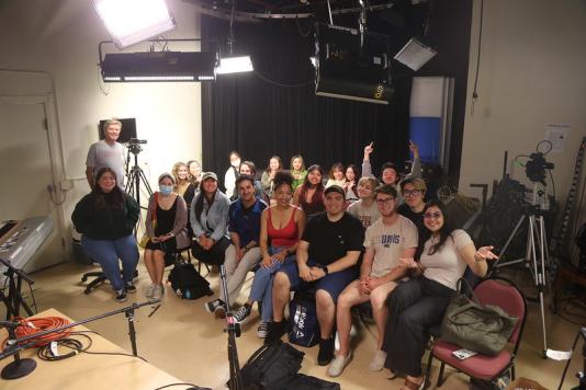Technocult Radio Theater students, at KDRT