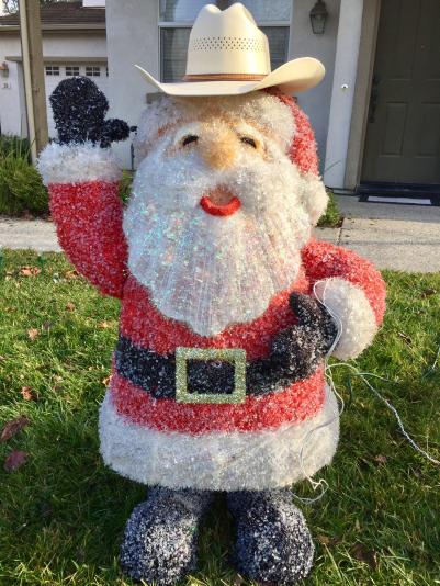 Cowboy Hat Santa