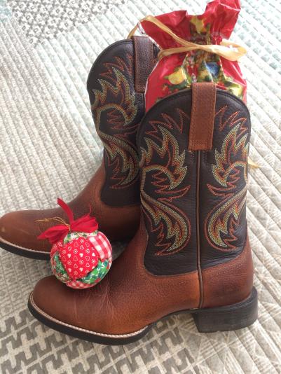 Christmas Cowboy Boots