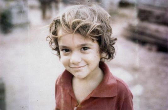 Caleb Dardick as a child in India, 1972; photo from Dardick Family Archive