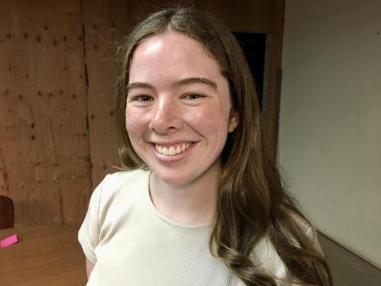 Claire Schad, Aggie opinion columnist at KDRT, May 2024