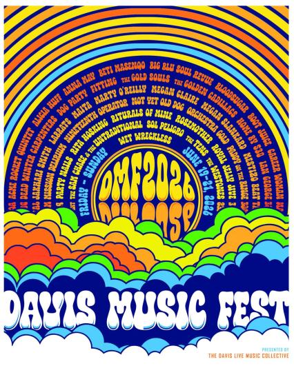Davis Music Festival bands_rainbow graphic