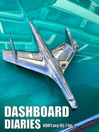 Hood ornament of a 1956 Chevrolet Bel Air
