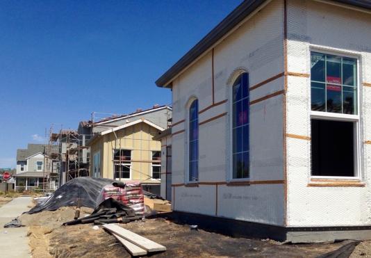 New housing in Davis, August 2017