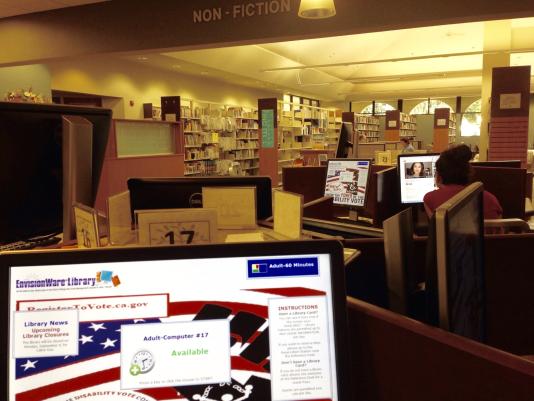 Davis library interior