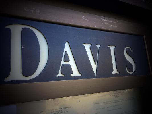 Photo of Davis sign