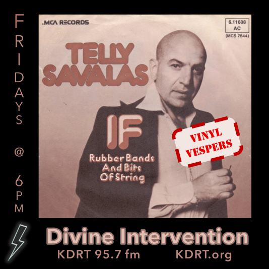 Divine Intervention_Telly Savalas graphic