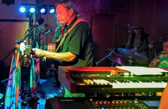 Gary Lee Yoder, playing at a Summer of Love 50th anniversary concert, Davis, CA