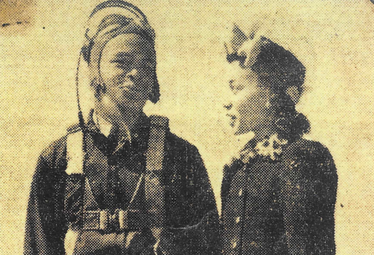 George and Edith McMillan Roberts on their wedding day