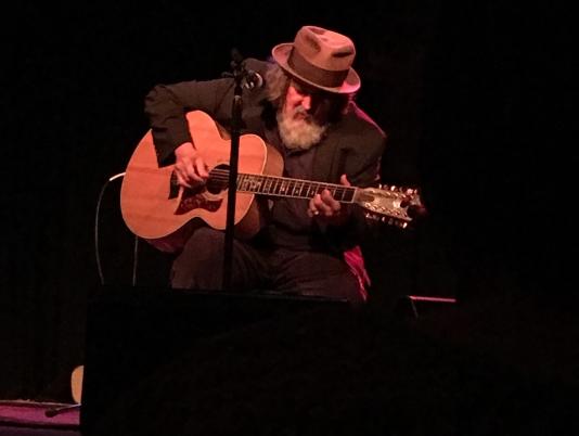 Peter Case onstage at the Palms, July 2019