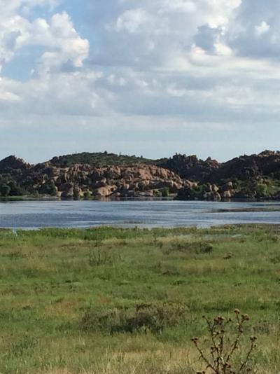 Grass water sky prescott arizona