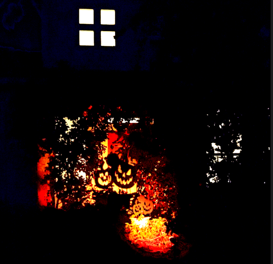 Jack o' lantern shadows