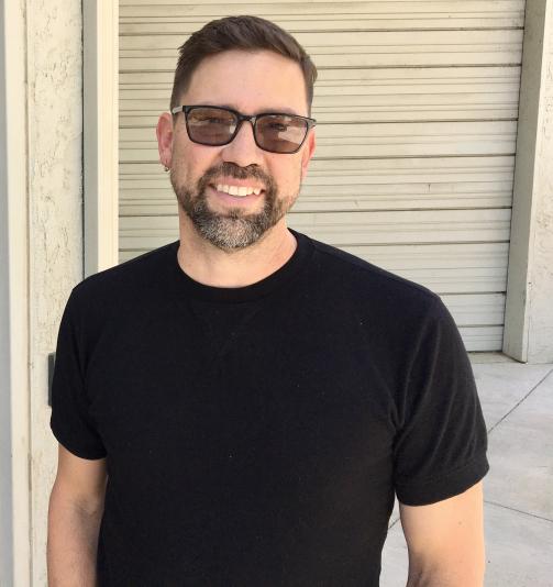 Jeff Simons outside KDRT April 2023