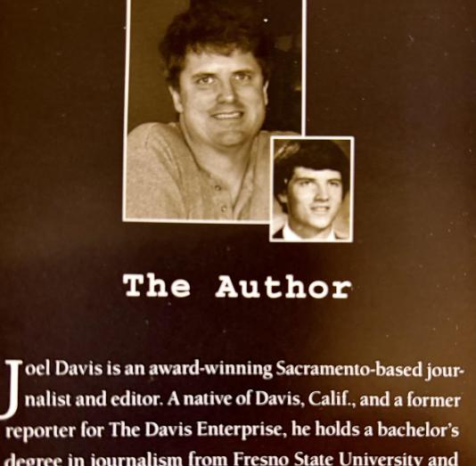 Joel Davis author photo and excerpt from biography