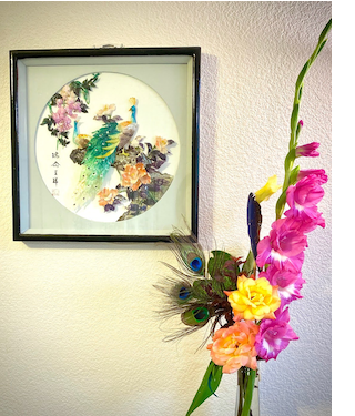 art in flowers