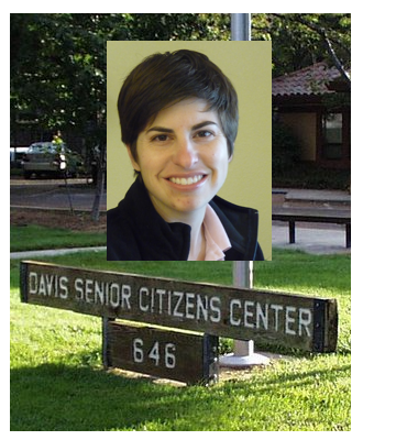 Maria Lucchesi in Davis Senior Center