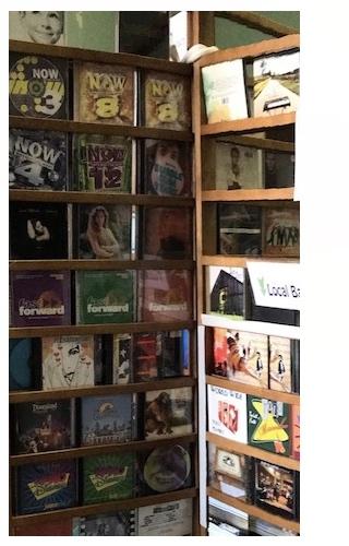 CD rack @ garage sale