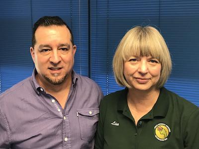 Roberto Jimenez and Lisa Baker