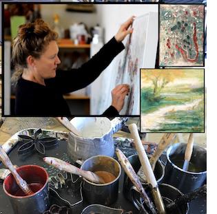 Adele Louise Shaw is an encaustic artist and art teacher