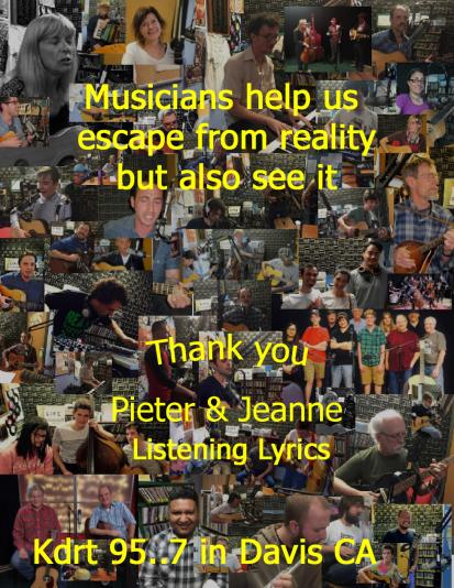 Listening lyrics,  kdrt, Pieter Pastoor, Final Show