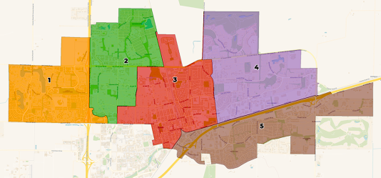 Map of Davis, CA
