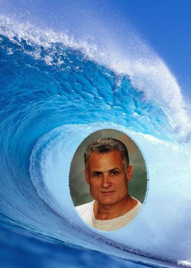 Mike Pesola surrounded by Hawaii
