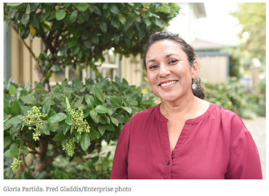 Gloria Partida, soon to be mayor of Davis, CA