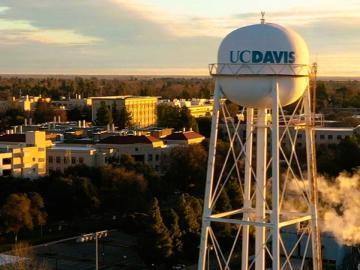 UC Davis water tower