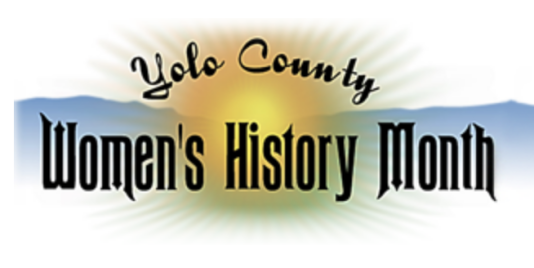 Yolo County Women's History Month logo