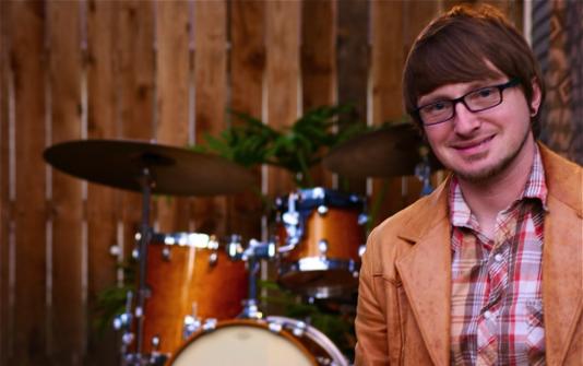 Alex Jenkins, of the Alex Jenkins trio, drummer, Sacramento