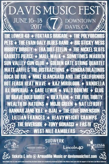 Davis Music Festival - DMF7 - poster