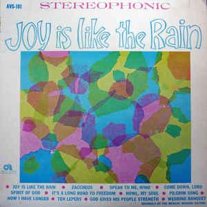 Joy Is Like the Rain cover