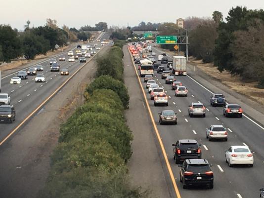 Traffic on I-80