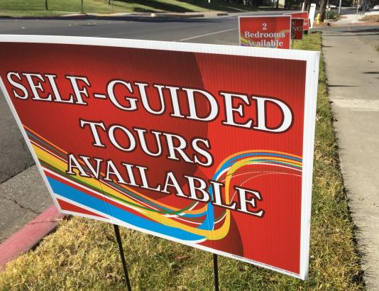 Rental signs