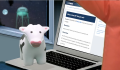 Image of Cow from Floppy and Cow KB Khronicles video