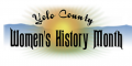 Yolo County Women's History Month logo