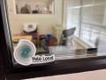 Yolo Local sticker as seen at Davis Media Access office, October 2025