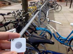 Tile detection device, with bikes