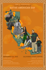 2025 CA Native American Day poster