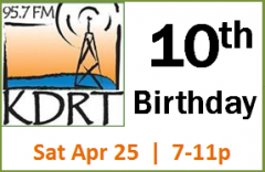 KDRT 10th Bday image