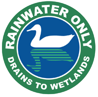Rainwater Only decal