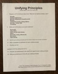 Unifying Principles