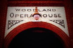 Entry at 19th century Woodland Opera House