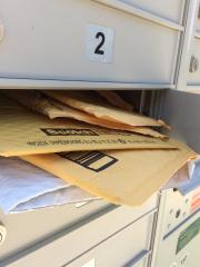 mailbox stuffed